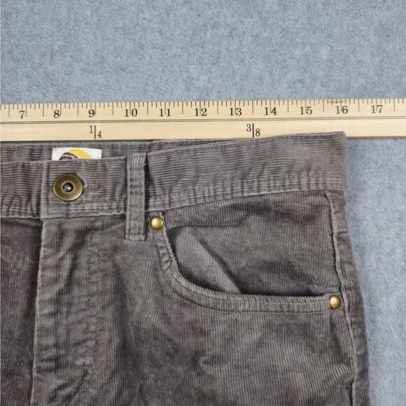 NWT C&C California Mens 32x30 Gray Corduroy Pants - Picture 12 of 16
